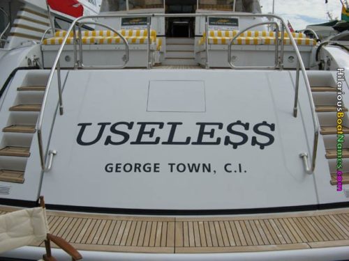 useless boat name