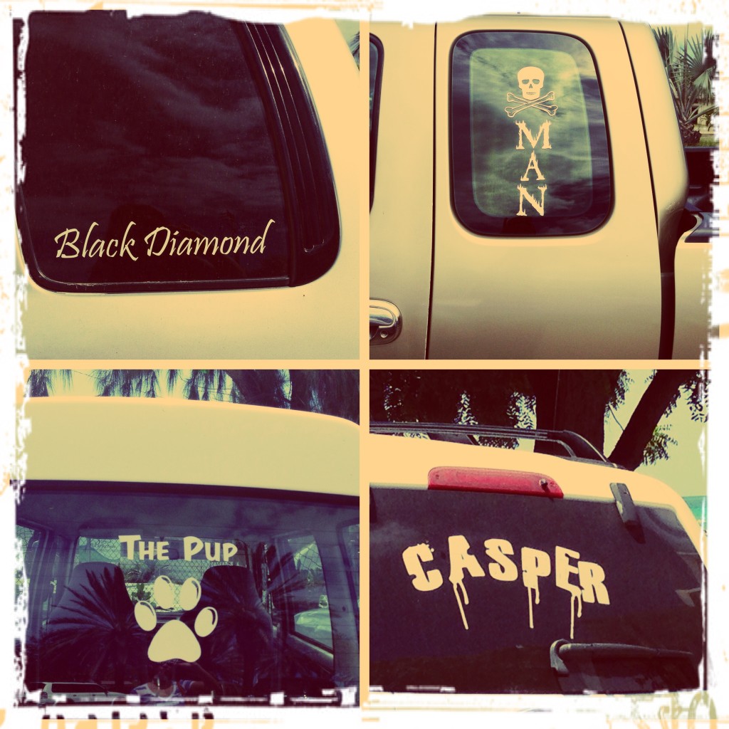 "Black Diamond"; "MAN"; "The Pup"; "Casper"