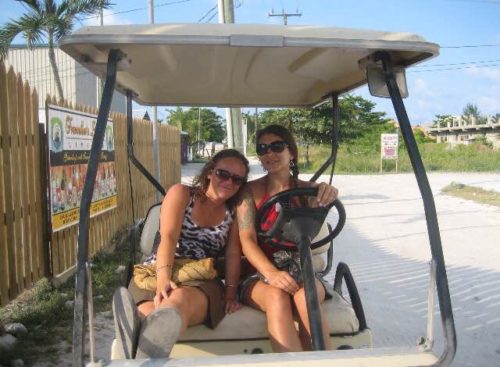 golf cart Ambergris Caye
