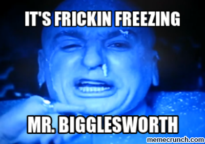 freezing meme dr evil