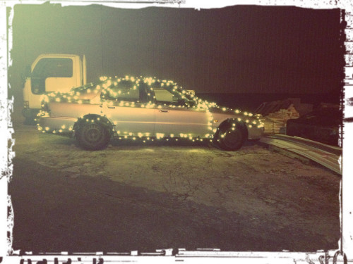 light up Christmas car_WWLOR
