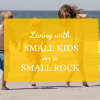 Living with Small Kids on a Small Rock island of Saba