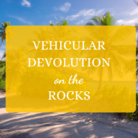 Vehicular Devolution on the Rocks Sara Lynn Burnett island writer