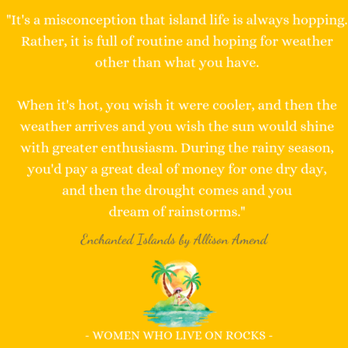 Enchanted Islands by Allison Amend book quotes novel beach reads